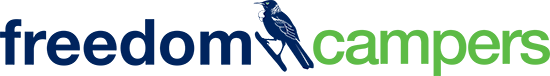 Freedom Campers Logo, Freedom Campers neuseeland,camper günstig mieten neuseeland